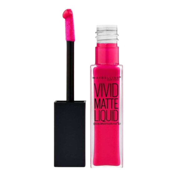 MAYBELLINE Color Sensational Vivid Matte - Liquid Lipstick - 15 Electric Pink
