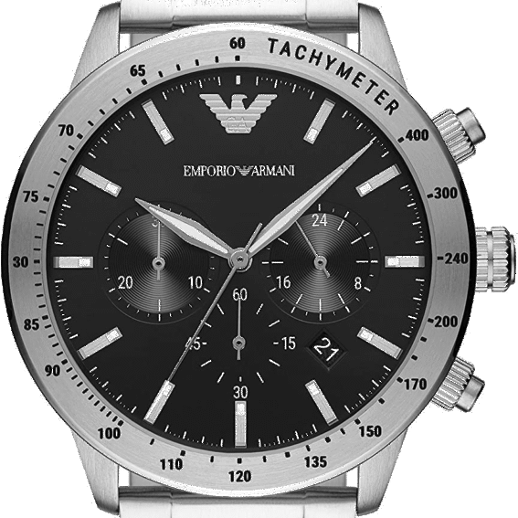 Montre Emporio Armani Mario - Argent