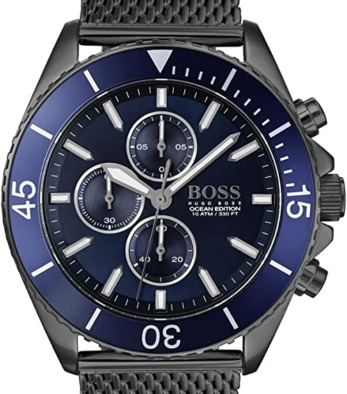 Montre Hugo Boss Edition Ocean - Noir