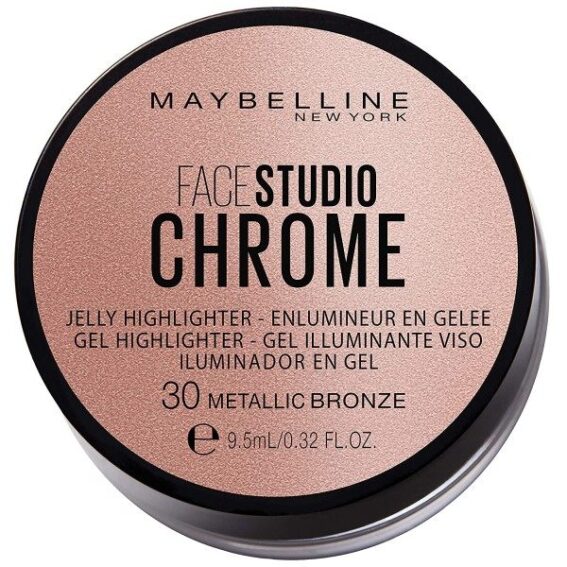 MAYBELLINE Face Studio Chrome Jelly Highlighter - 30 Metallic Bronze